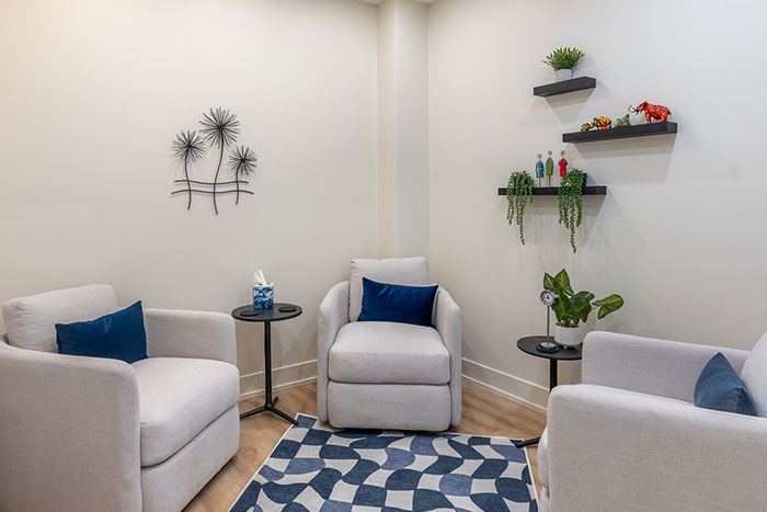 Therapy room at Cedarvale Therapy Centre